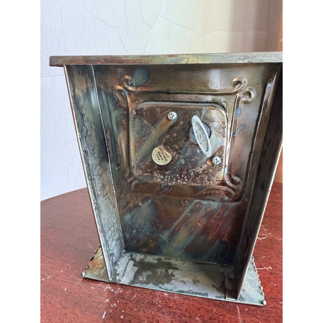 Brass 1970s, Vintage Piano Man Saloon Bar, Mixed Metal Sculpture Music Box For Sale - Image 8 of 11