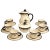 Ceramic Mocha Service from Gmunden, 1919, Set of 14 For Sale - Image 9 of 9