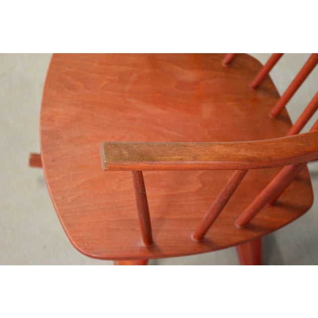 1960s Danish Modern Rocking Chair by Jorgen Baekmark for FDB Mobler For Sale - Image 10 of 11