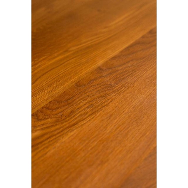 Model T35D Dining Table in Light Oak by Pierre Chapo, 1990s For Sale - Image 3 of 9