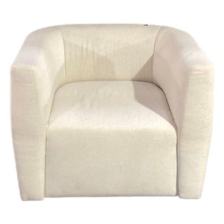 Maiden Home Henri Modern Swivel Lounge Chair – Cream Upholstery For Sale