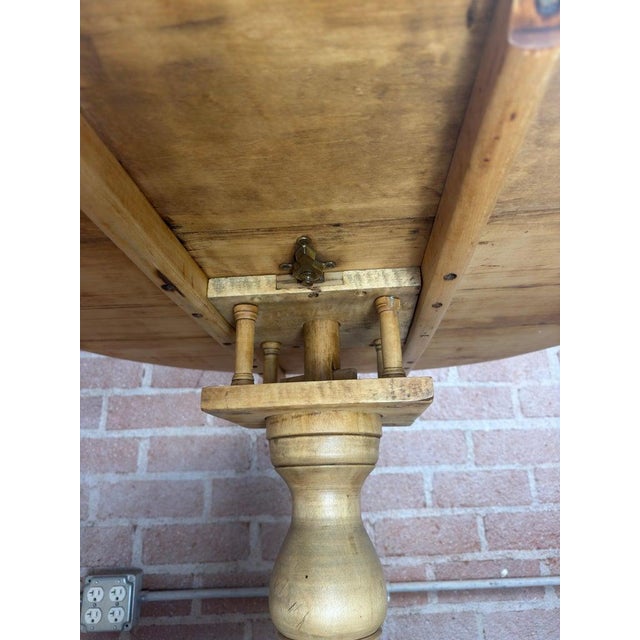 19th Century Swedish Gustavian Tilt-Top Table in Bleached Pine For Sale - Image 11 of 15