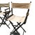 1980s 1980s Appalachian Beech Directors Chairs Pair by Gold Medal Folding Furniture Co, Pair For Sale - Image 5 of 7