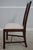Chippendale Set of 6 Henkel Harris Model 102 Mahogany Dining Room Chairs For Sale - Image 3 of 12