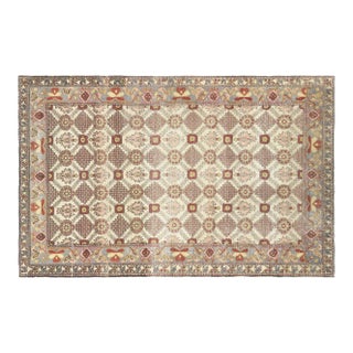 1960s Turkish Oushak Rug For Sale