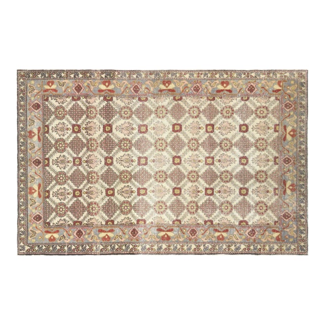 1960s Turkish Oushak Rug For Sale
