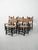 Moroccan Wooden Chairs, 1960s, Set of 5 For Sale - Image 14 of 14