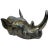 Late 20th Century Late 20th Century Wall Mounted Cast Aluminum Rhino Sculpture For Sale - Image 5 of 12