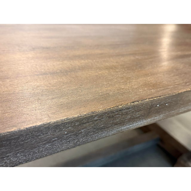 Wood Restoration Hardware 17th Century Priory Rectangular Dining Table For Sale - Image 7 of 12