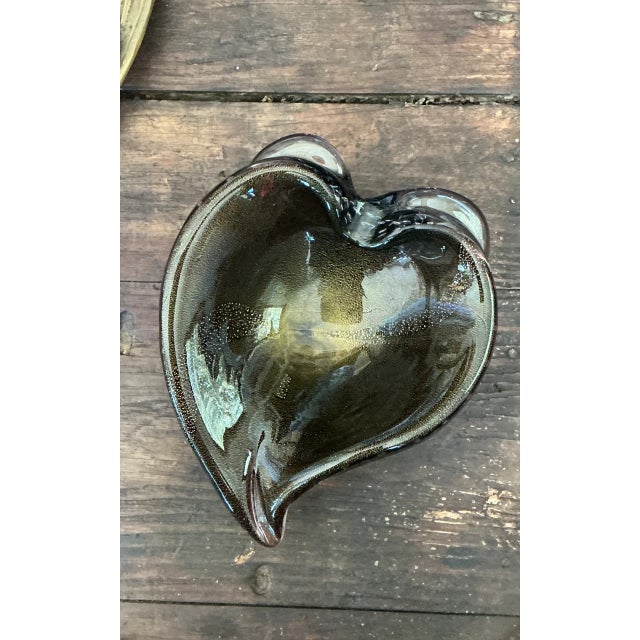 Vintage Italian Murano Glass Bowl For Sale In West Palm - Image 6 of 12