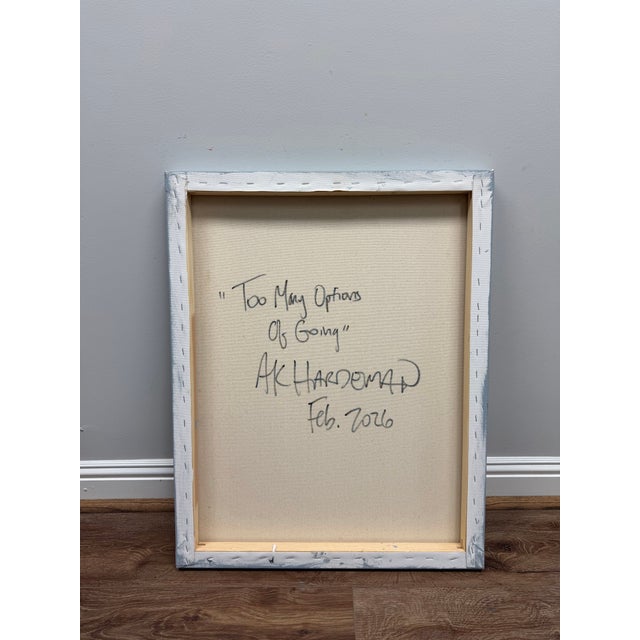 Ak Hardeman - Original Painting - Too Many Options of Going For Sale - Image 4 of 5