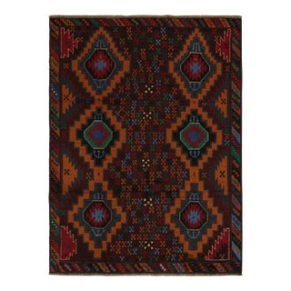 Rug & Kilim’s Baluch Tribal Rug With Colorful Geometric Patterns For Sale
