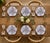 Hand-Painted South African Art Pottery Botanical Pinwheel Plates - Set of 6 For Sale - Image 12 of 12
