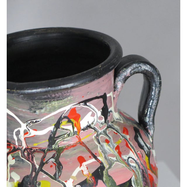 1950s Mid-Century French Expressionist Vase For Sale - Image 9 of 10