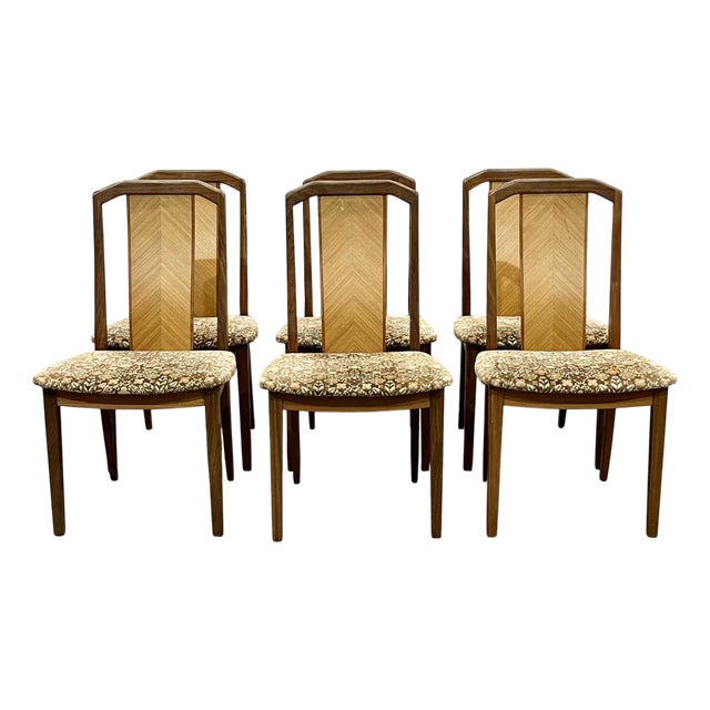 Vintage Teak Chairs from G-Plan, 1970s, Set of 6 For Sale