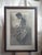 Drawing/Sketching Materials Vintage Mid-Century Figurative Charcoal Drawing of Kneeling Figure With Glowing Orb – Signed "Fryson" For Sale - Image 7 of 8