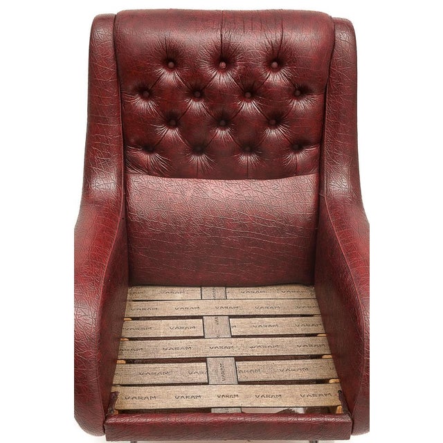 Varam Armchairs with Ottoman, 1950s, Set of 3 For Sale - Image 6 of 18