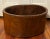 Large antique 19th century treen burl wood jardiniere planter carved from a hollowed out tree trunk. Wonderful color and...