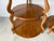 Wood Hollywood Regency Grosfeld House Walnut Three-Tier End Tables – Pair For Sale - Image 7 of 16