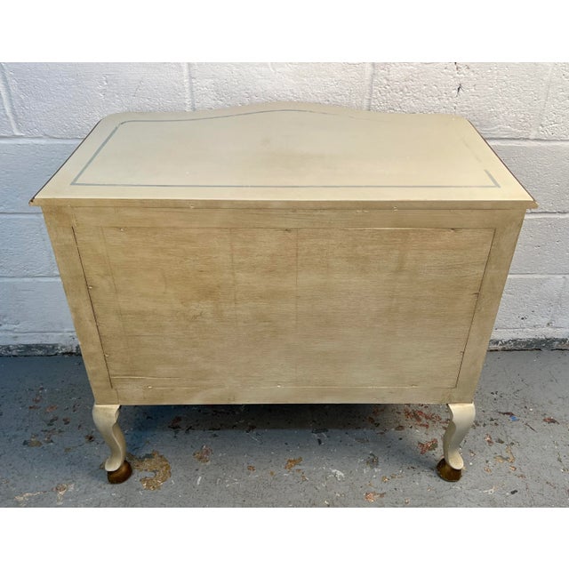 Antique Style Hand Painted Floral Rococo Dresser For Sale - Image 11 of 14