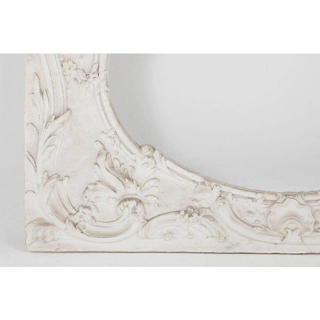 Sculpture Materials Vintage Louis XV Style Woodwork Style Stucco Panel, 1970s For Sale - Image 7 of 9