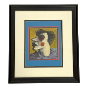 Original Signed Mixed Media Painting by Hector Gustavo Gomez (Mexico, 1954-Present) Circa 1979