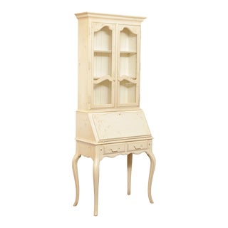 Ethan Allen Country French Paint Decorated Secretary Desk For Sale