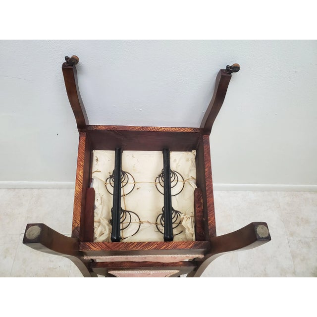 Brown Antique Victorian Eastlake Desk Side Chair 19th Century For Sale - Image 8 of 13