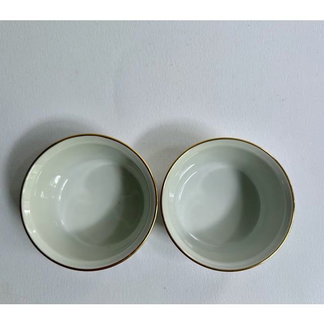 Vintage Set of 8 English Royal Worcester Evesham Gold Ramekins For Sale - Image 9 of 18