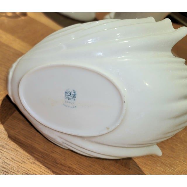 Ceramic 1970s Lenox Swan Planter Bowl For Sale - Image 7 of 7
