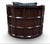 Wood Baker Furniture Thomas Pheasant Bevel Swivel Lounge Chairs, a Pair For Sale - Image 7 of 17