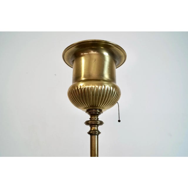 1960s 1960’s Hollywood Regency Spanish Torchiere Floor Lamp by Stiffel For Sale - Image 5 of 12