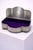 Swedish Art Deco Pewter Jewelry Box with Purple Velvet Interior from GAB, 1933 For Sale - Image 4 of 8