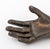 Metal Victorian Patinated Bronze Hand Model For Sale - Image 7 of 7