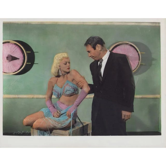 Original scene photo from the film "The Human Jungle" (1954) featuring Jan Sterling and Gary Merrill. This vintage cinema...