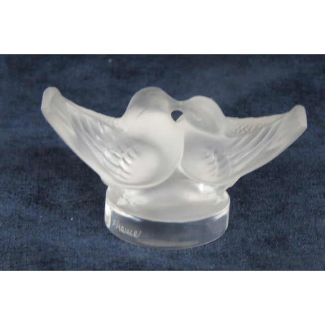This Miniature Figurine is made of crystal with a clear and satin finish. This Figurine was made in France by Lalique and...