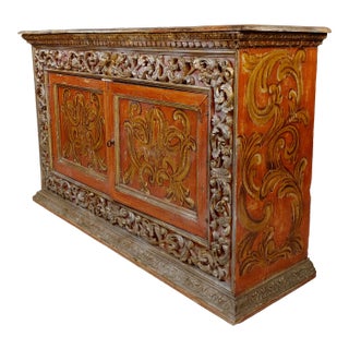 18th Century Italian Painted Credenza For Sale