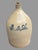 Tan Early 20th Century J. Fisher Lyons Ny 4 Gallon E & L Blue Script Decorated Stoneware Crock Jug For Sale - Image 8 of 8