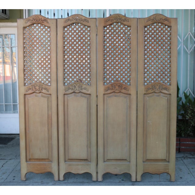 Antique French Wellesley Guild Hand Curved Room Divider Chairish