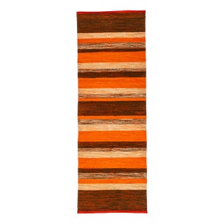Scandinavian Mid-Century Modern Gallery Rug, 1960s For Sale