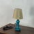 Ceramic 1960s Small Turquoise Ceramic Candlestick Lamp by Accolay Pottery For Sale - Image 7 of 7