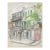 1940s Grace Spongberg New Orleans French Quarter Drawing For Sale