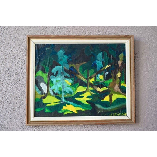 S. Oliver, Swedish Landscape, Painting, 1964 For Sale - Image 11 of 11