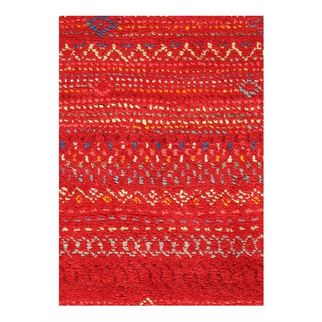 Gabbeh rug Handmade Hand-knotted. Fine lamb's wool. A lovely piece for your home. Lamb's Wool on a Wool Foundation...