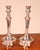 Very nice pair of 19th Century silver plated Candlesticks from England Very beautiful patina and in very good condition