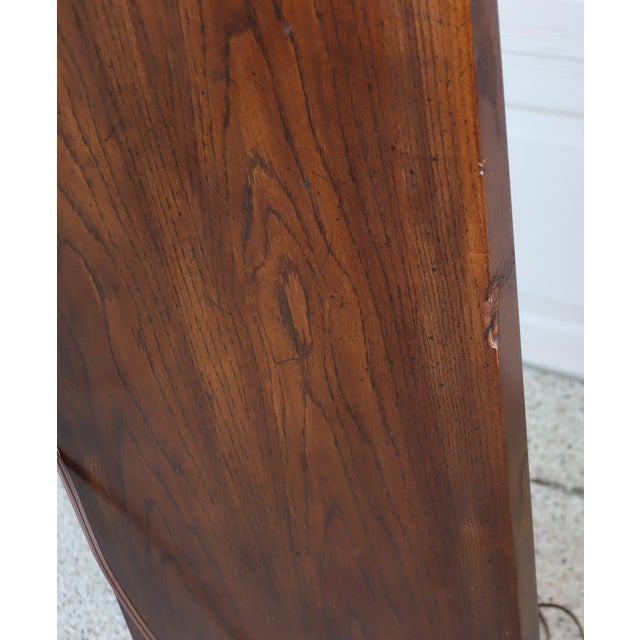 1970s Campaign Lighted Corner Cabinet For Sale - Image 11 of 12