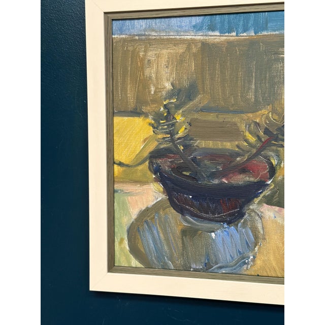 Original swedish oil on canvas – “still life” by arthur y. Nilsson – signed – newly framed – 75 × 55 cm (29.5" × 21.7")...