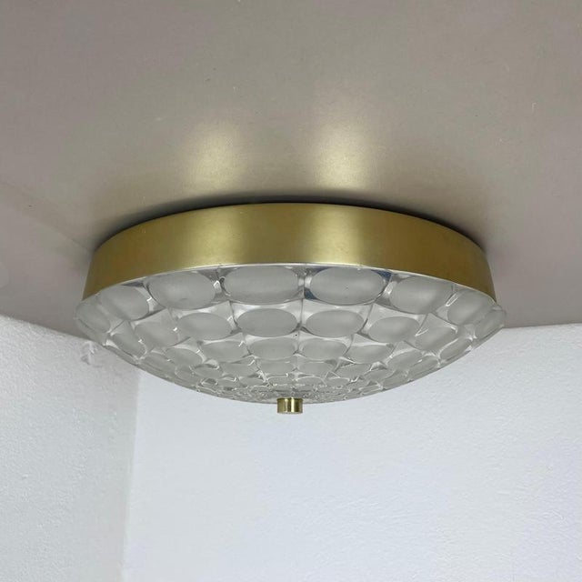 Glass Wall Light attributed to Peill and Putzler, Germany, 1970s For Sale - Image 9 of 18