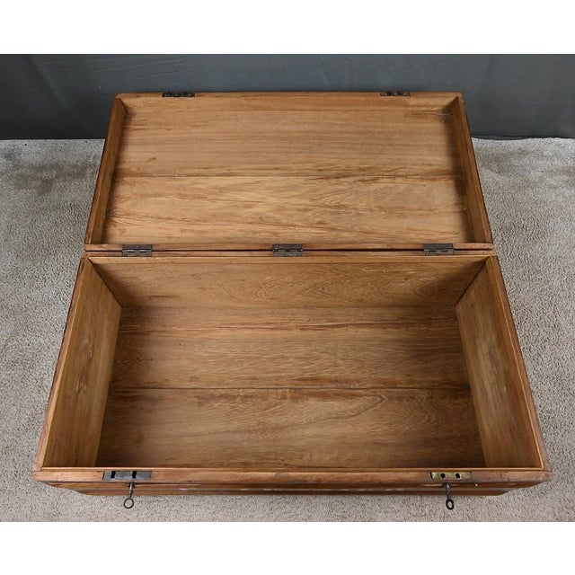 20th Century Mahogany Travel Trunk For Sale - Image 15 of 18