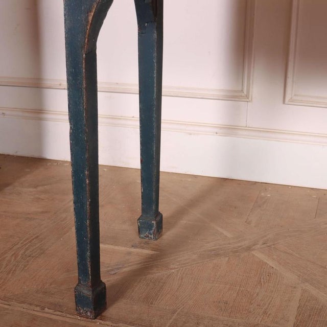 19th Century English Bowfront Console Table For Sale - Image 6 of 10